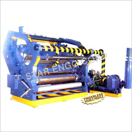 Fingerless Double Profile Corrugating Machine Fingerless Double Profile Corrugating Machine