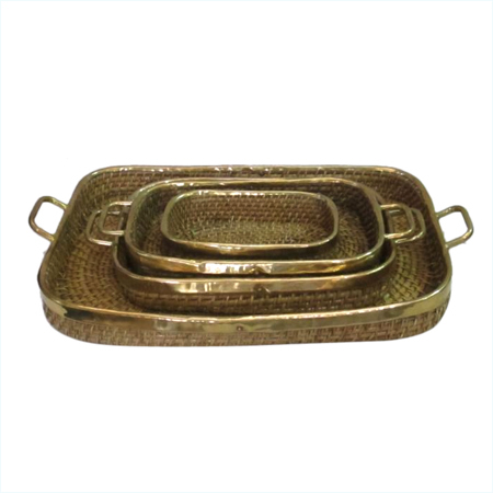 Cane Rectangular Tray Cane Rectangular Tray