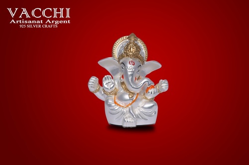 Silver Plated Ganesha Silver Plated Ganesha
