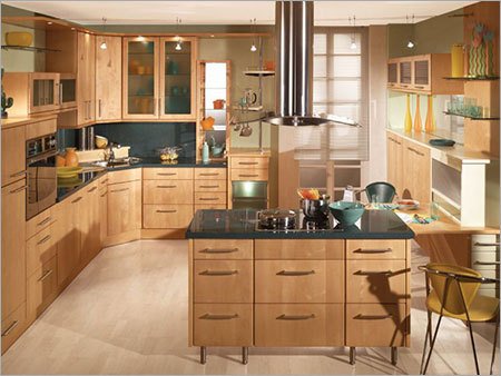 Teak Wood Modular Kitchen Teak Wood Modular Kitchen