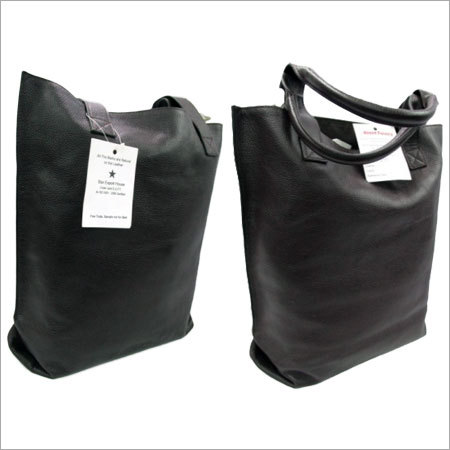 Leather Shopping Bag Leather Shopping Bag