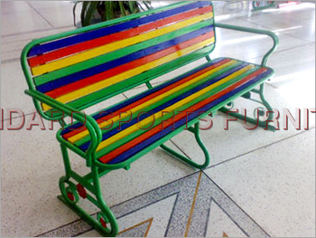 Colorful Lawn Bench Colorful Lawn Bench