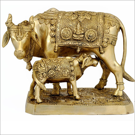 Cow Brass Statue Cow Brass Statue