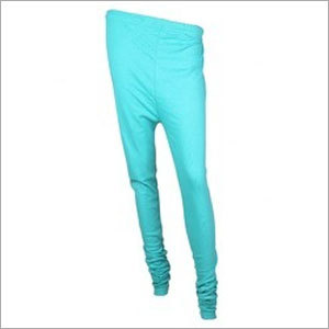 Ice Blue Cotton Lycra Leggings Ice Blue Cotton Lycra Leggings