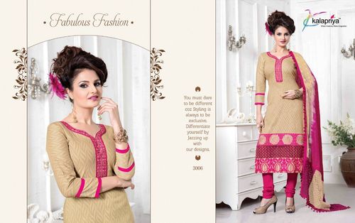 Kalpriya cream and pink Kalpriya cream and pink