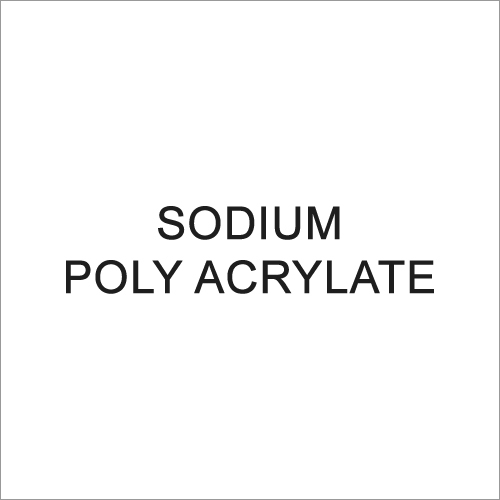 Sodium Poly Acrylate Sodium Poly Acrylate