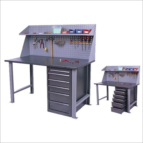 Work Bench With Wall Panel Work Bench With Wall Panel