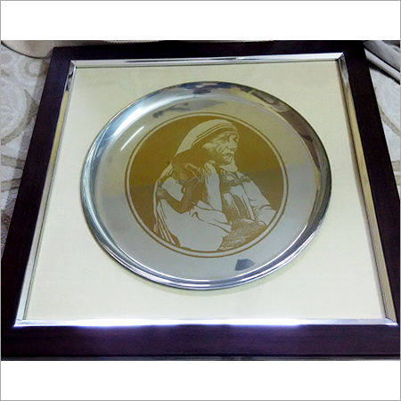 Stainless Steel Mother Teresa Portrait Stainless Steel Mother Teresa Portrait