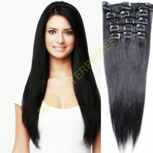Black Human Hair Extension Black Human Hair Extension