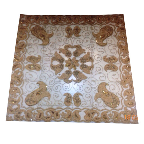 Handmade beaded set of UPC table cover Handmade beaded set of UPC table cover