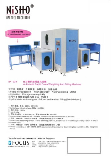Down Feather Filling Machine Down Feather Filling Machine