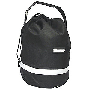 Unlined Bag, Drawstring, Black Unlined Bag, Drawstring, Black