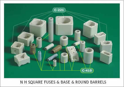 N H Square Fuse Bodies & Round Barrels (Tubes) N H Square Fuse Bodies & Round Barrels (Tubes)