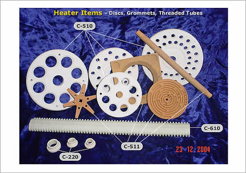Heater Discs, Grommets, & Threaded Tubes Heater Discs, Grommets, & Threaded Tubes
