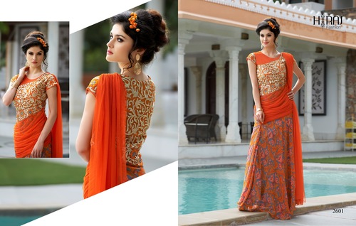 Gown Saree Gown Saree