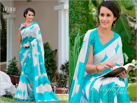 Printed Cotton Sarees Printed Cotton Sarees