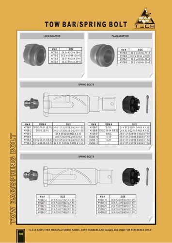 TOW BAR Components TOW BAR Components