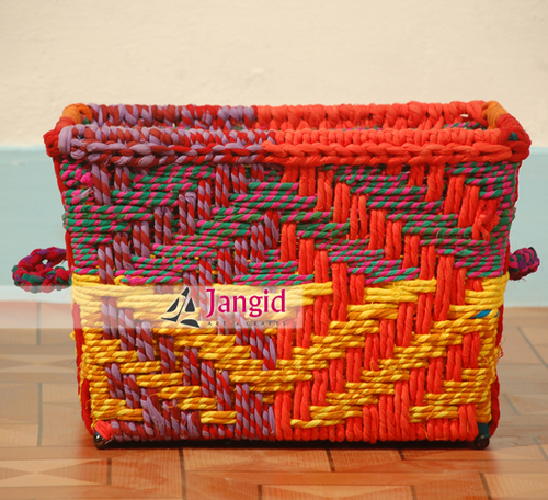 Metal Cloth Chindi Cotton Bucket Metal Cloth Chindi Cotton Bucket