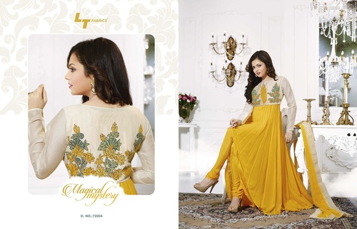 Yellow Colur Anarkali Suit Yellow Colur Anarkali Suit