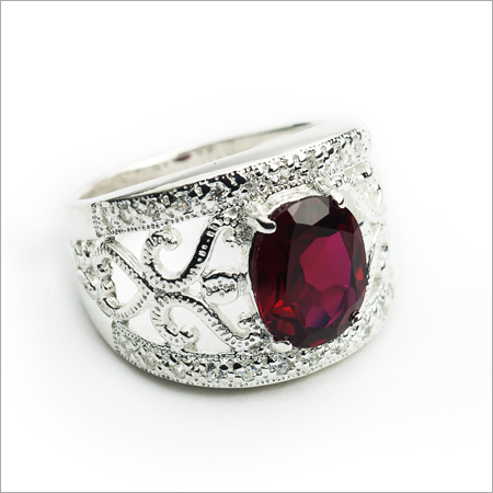 Silver Gemstone Ring Silver Gemstone Ring