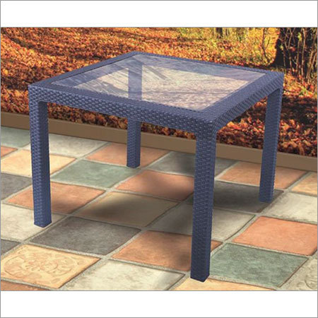 Rattan Dinning Table - Acrylic Top Rattan Dinning Table - Acrylic Top