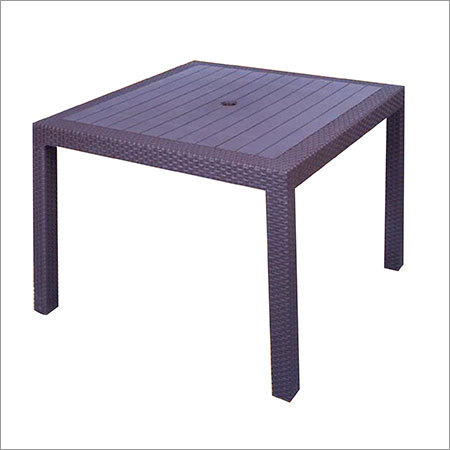 Rattan Dinning Table - Plastic Top Rattan Dinning Table - Plastic Top