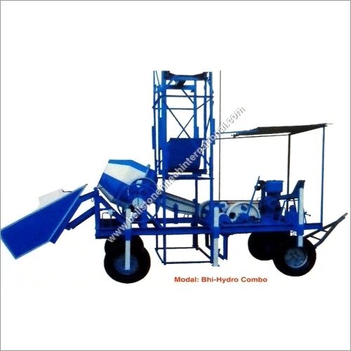 Portable Hydraulic Mixer with Tower Hoist Portable Hydraulic Mixer with Tower Hoist