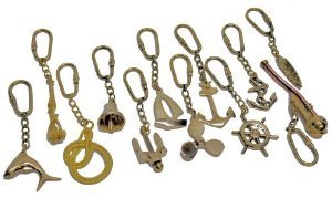 Brass Nautical Keychains Brass Nautical Keychains