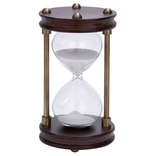 Steel and Glass Sand Timer Steel and Glass Sand Timer
