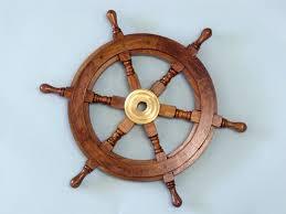 Nautical Wooden Ship Wheel Nautical Wooden Ship Wheel