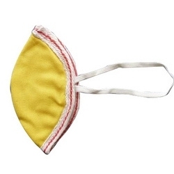 Yellow Nose Mask With Piping Yellow Nose Mask With Piping