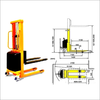 Semi Electric Stacker Semi Electric Stacker