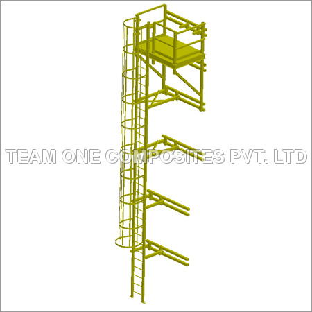 FRP Cage Ladder FRP Cage Ladder