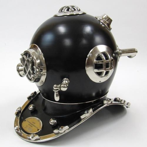 Black Diving Helmet Black Diving Helmet