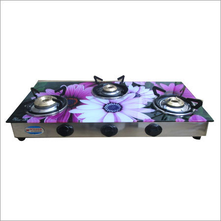 3 Burner Glass Top Designer Gas Stove 3 Burner Glass Top Designer Gas Stove