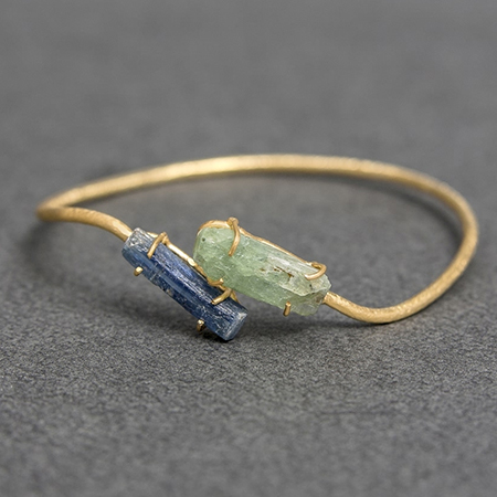 Gold Plated Kyanite Bracelet Gold Plated Kyanite Bracelet