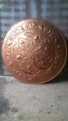 Antique metal shield Antique metal shield