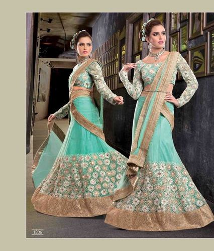Heavy Lehenga and Blouse with Handwork, Embrodery Heavy Lehenga and Blouse with Handwork, Embrodery
