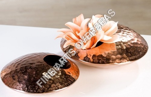 Copper Finish Planters Copper Finish Planters