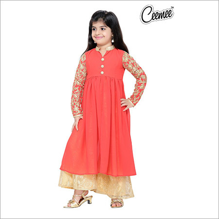 Colored Long Frock Colored Long Frock