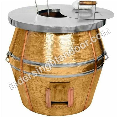 Hammered Copper Drum Tandoor Hammered Copper Drum Tandoor