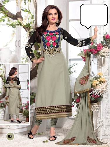 Cotton dress with embroidery work Cotton dress with embroidery work
