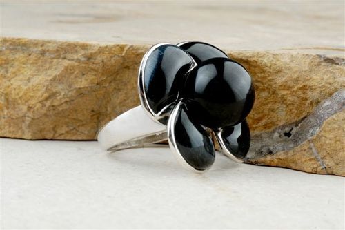 Black Onex Silver Ring Black Onex Silver Ring