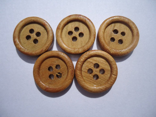 Wooden button Wooden button