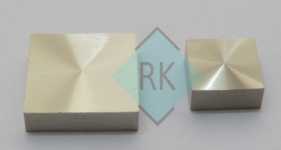Brass Square Mirror Cap Brass Square Mirror Cap