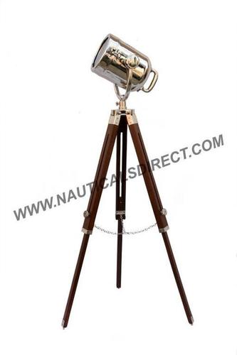 Nautical Vintage Chrome Finish Metal Spot Light Nautical Vintage Chrome Finish Metal Spot Light