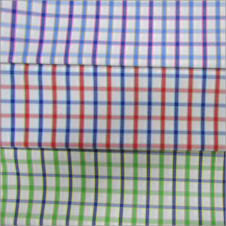 Polyester Cotton Blended Check Fabric Polyester Cotton Blended Check Fabric