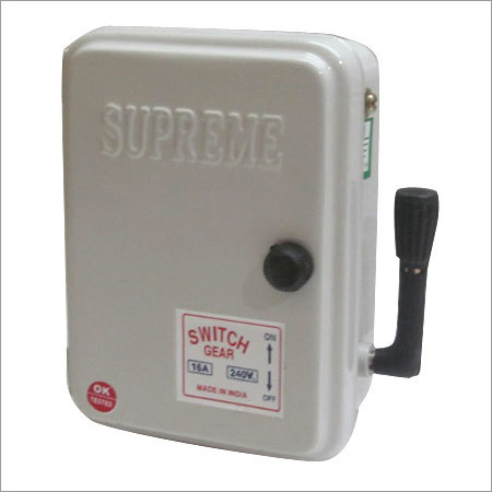 Main Switch 16 A. X 240 V Main Switch 16 A. X 240 V