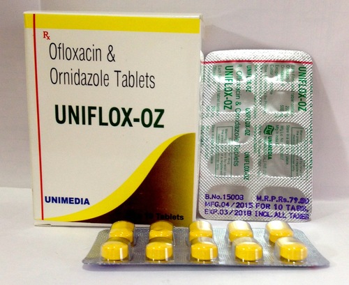 Ofloxacin with Ornidazole Tablet Ofloxacin with Ornidazole Tablet