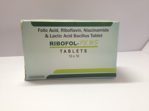 Folic acid, Riboflavin, Niacinamide, Lactic acid Bacillus Folic acid, Riboflavin, Niacinamide, Lactic acid Bacillus